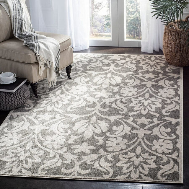 Safavieh Amherst Amt424R Dark Grey / Beige Rugs.