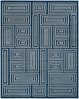 Safavieh Amherst Amt430P Navy/Ivory Rug.
