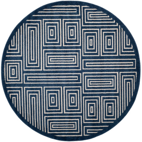 Safavieh Amherst Amt430P Navy/Ivory Rug.