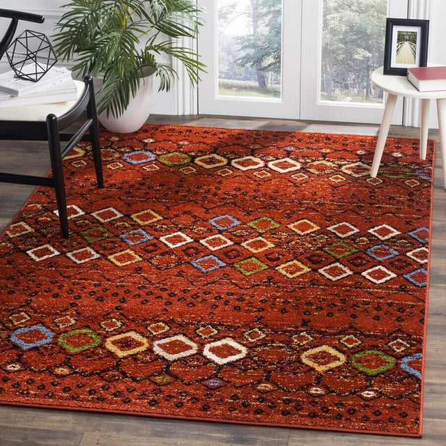 Safavieh Amsterdam Ams108D Terracotta/Multi Rug.