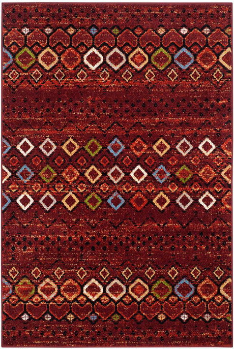 Safavieh Amsterdam Ams108D Terracotta/Multi Rug.