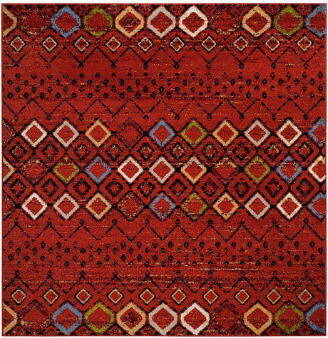 Safavieh Amsterdam Ams108D Terracotta/Multi Rug.