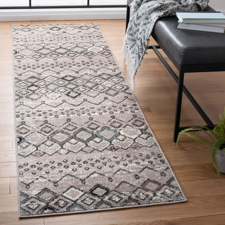 Safavieh Amsterdam Ams108F Light Grey/Brown Rugs.