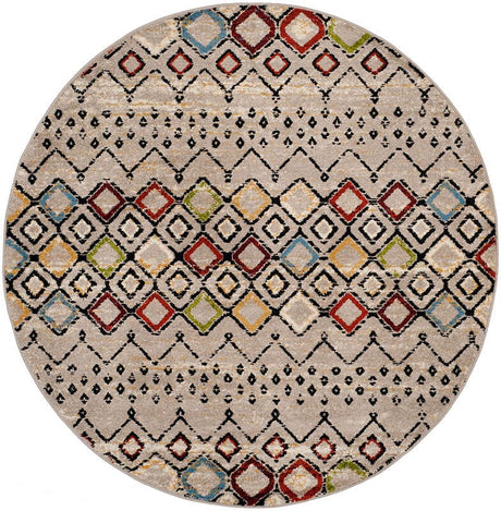 Safavieh Amsterdam Ams108G Light Grey/Multi Rug.