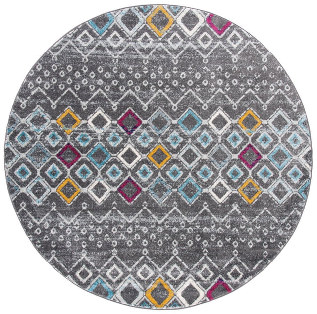 Safavieh Amsterdam Ams108H Dark Grey/Ivory Rugs.