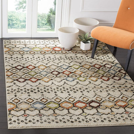 Safavieh Amsterdam Ams108K Ivory/Multi Rug - Safavieh - ams108k - 24