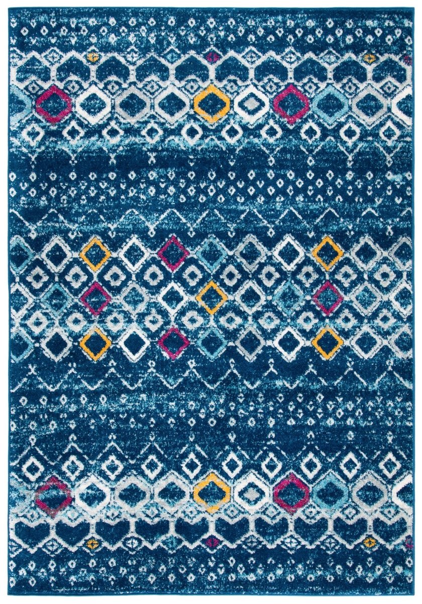 Safavieh Amsterdam Ams108M Navy/Turquoise Rugs.