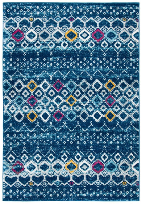 Safavieh Amsterdam Ams108M Navy/Turquoise Rugs.