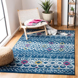 Safavieh Amsterdam Ams108M Navy/Turquoise Rugs.