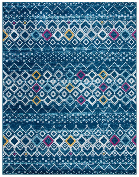 Safavieh Amsterdam Ams108M Navy/Turquoise Rugs.