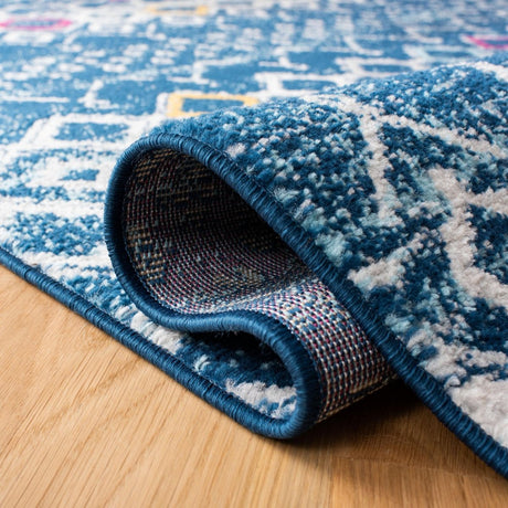 Safavieh Amsterdam Ams108M Navy/Turquoise Rugs.
