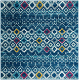 Safavieh Amsterdam Ams108M Navy/Turquoise Rugs.