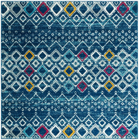 Safavieh Amsterdam Ams108M Navy/Turquoise Rugs.