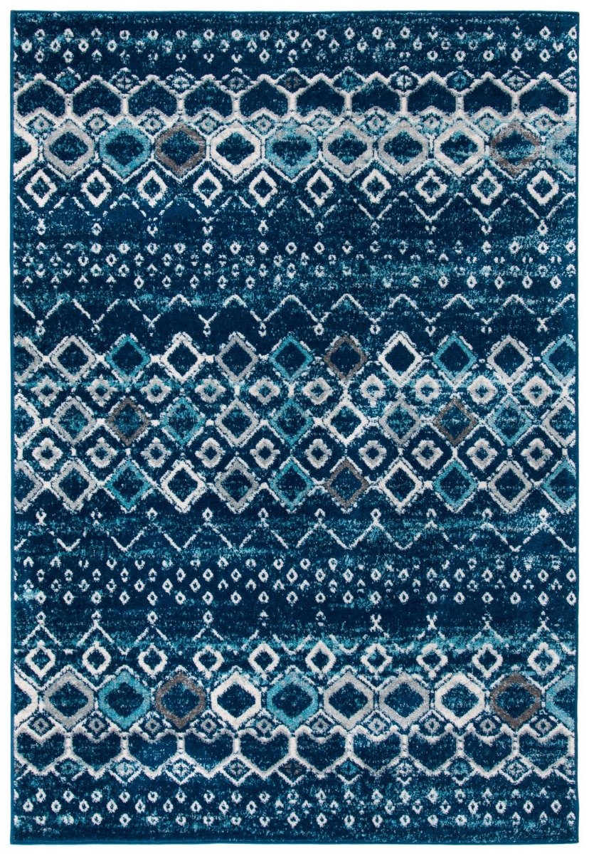 Safavieh Amsterdam Ams108N Navy/Beige Rugs.