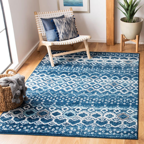 Safavieh Amsterdam Ams108N Navy/Beige Rugs.