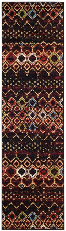 Safavieh Amsterdam Ams108P Black/Multi Rug.