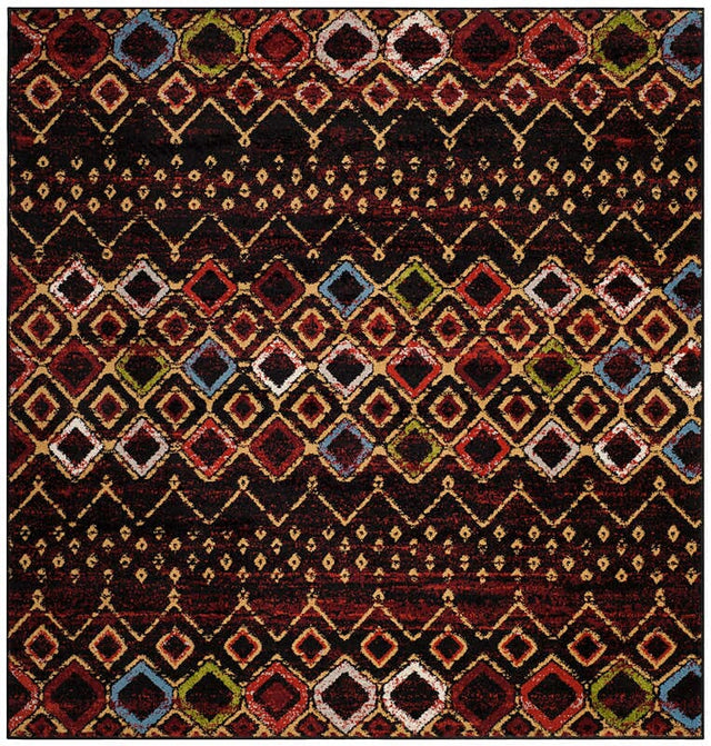 Safavieh Amsterdam Ams108P Black/Multi Rug.