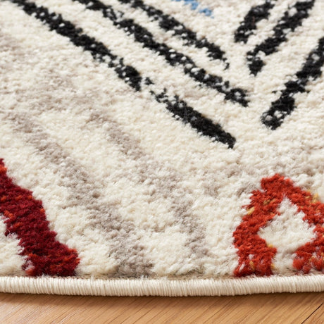 Safavieh Amsterdam Ams110B Ivory/Red Rug.