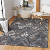 Safavieh Amsterdam Ams110F Dark Grey/Grey Rug.