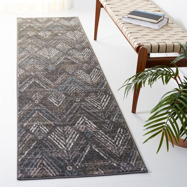 Safavieh Amsterdam Ams110F Dark Grey/Grey Rug.