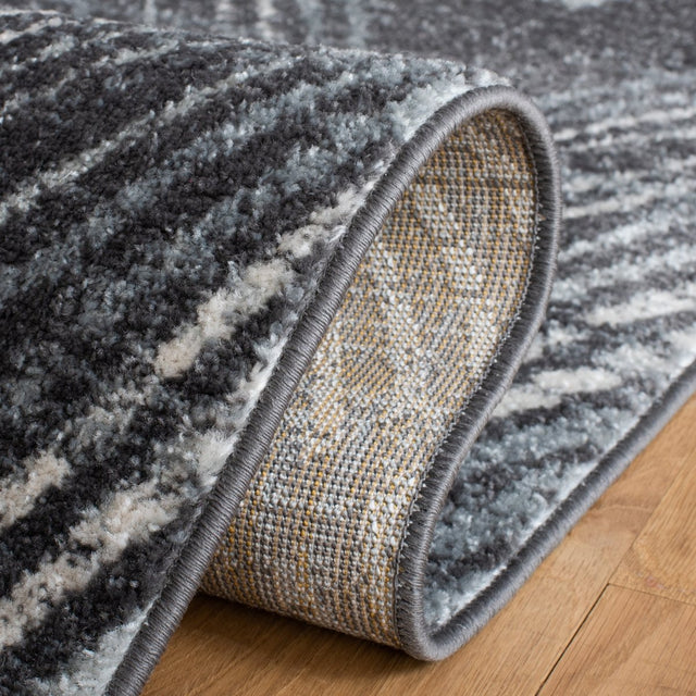 Safavieh Amsterdam Ams110G Dark Grey/Light Grey Rug.