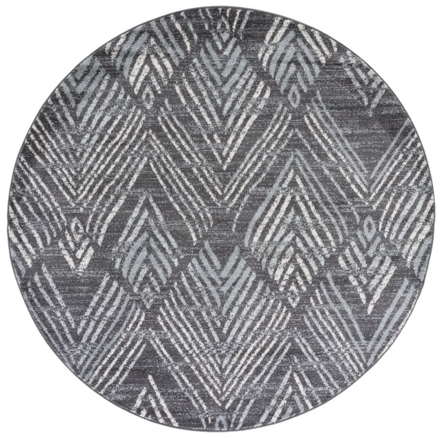 Safavieh Amsterdam Ams110G Dark Grey/Light Grey Rug.