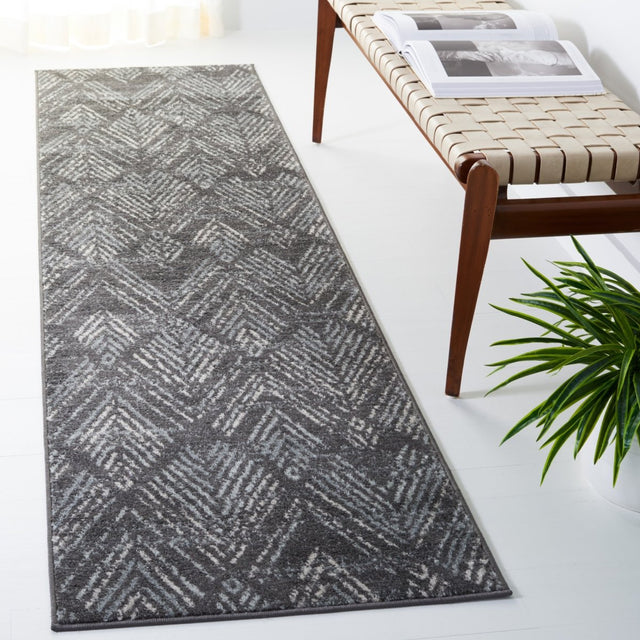 Safavieh Amsterdam Ams110G Dark Grey/Light Grey Rug.