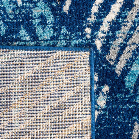 Safavieh Amsterdam Ams110N Navy/Aqua Rug.