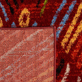 Safavieh Amsterdam Ams110Q Red/Terracotta Rug.