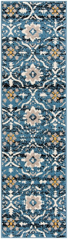 Safavieh Amsterdam Ams113M Blue / Creme Rugs.