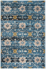 Safavieh Amsterdam Ams113M Blue / Creme Rugs.