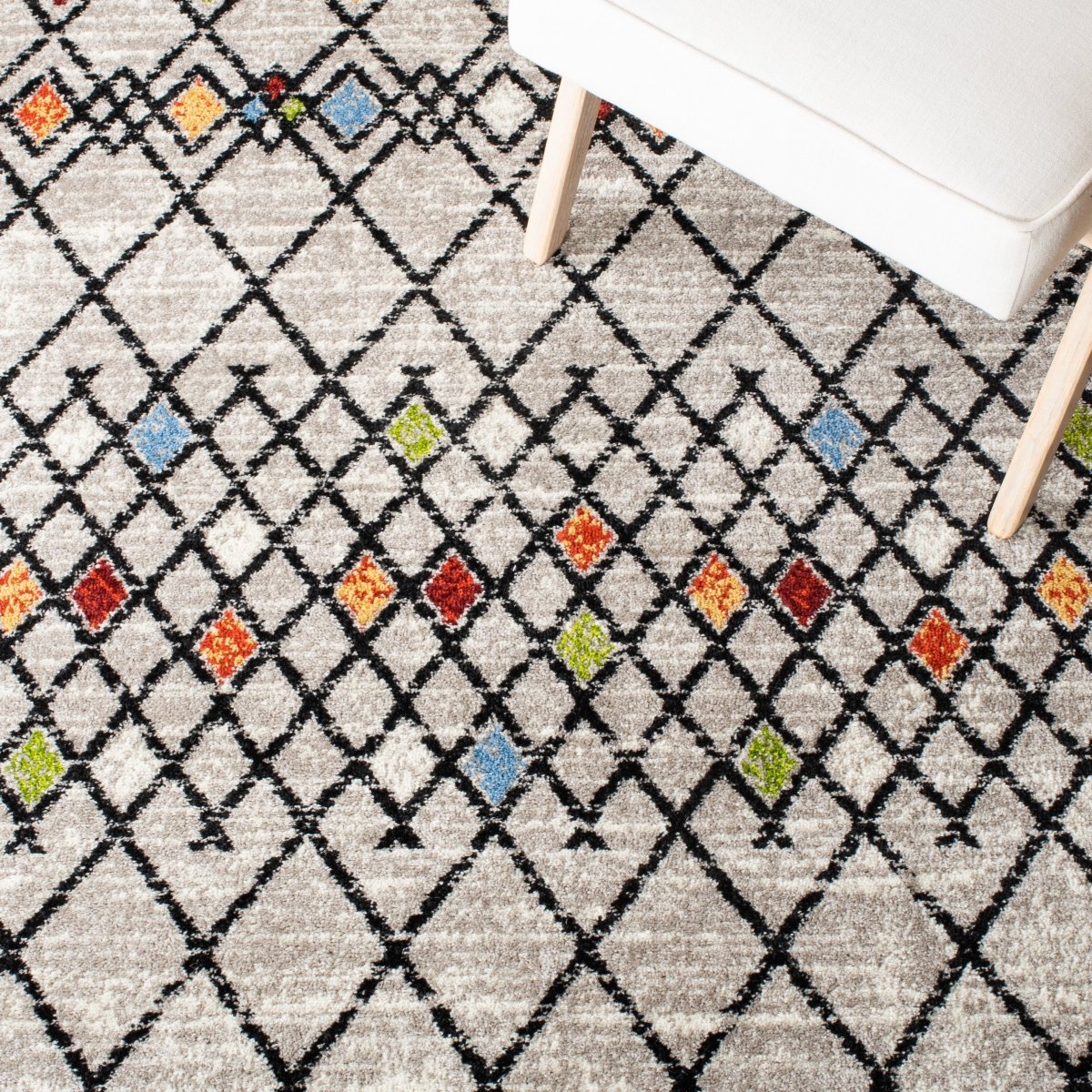Safavieh Amsterdam Ams115B Beige/Blue Rugs.