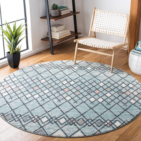 Safavieh Amsterdam Ams115L Light Blue/Ivory Rugs.