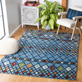 Safavieh Amsterdam Ams115M Blue/Ivory Rugs.
