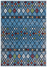 Safavieh Amsterdam Ams115M Blue/Ivory Rugs.