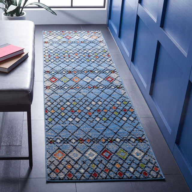Safavieh Amsterdam Ams115M Blue/Ivory Rugs.