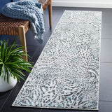 Safavieh Amsterdam Ams187K Ivory/Teal Rug.