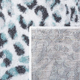 Safavieh Amsterdam Ams187K Ivory/Teal Rug.