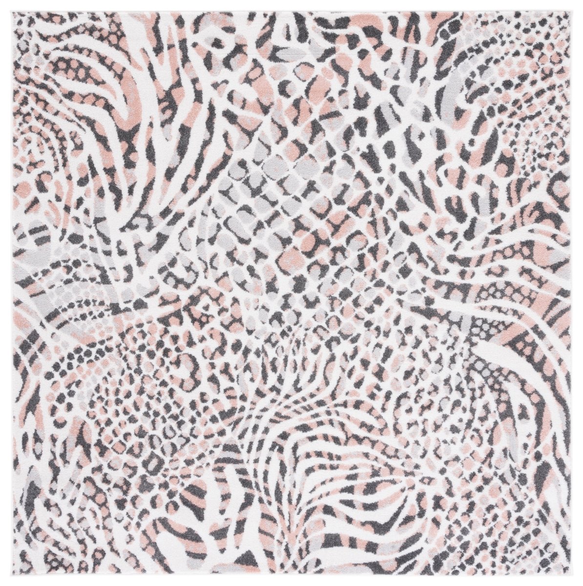 Safavieh Amsterdam Ams187U Ivory/Blush Rug.