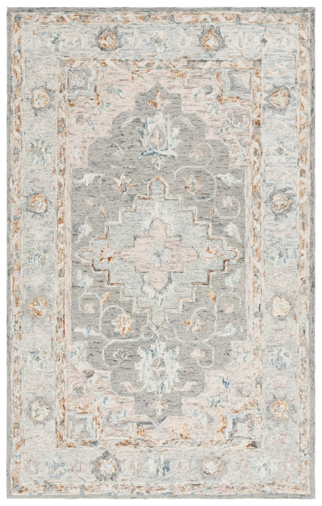 Safavieh Anatolia An301F Grey/Rust Rug.