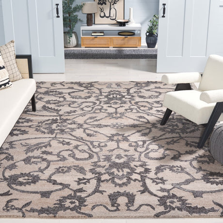 Safavieh Anatolia An401B Beige/Black Rug.