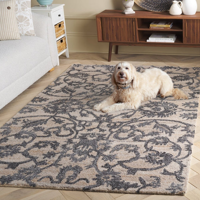 Safavieh Anatolia An401B Beige/Black Rug.