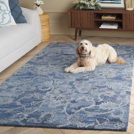 Safavieh Anatolia An401M Blue/Grey Rug.