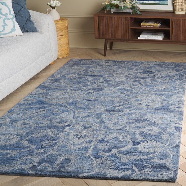 Safavieh Anatolia An401M Blue/Grey Rug.