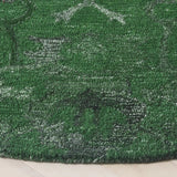 Safavieh Anatolia 6'-0" x 6'-0" Rug in Dark Green