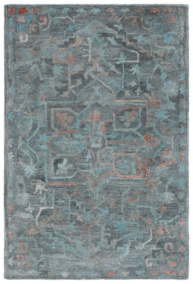 Safavieh Anatolia An402J Teal/Brown Rug.