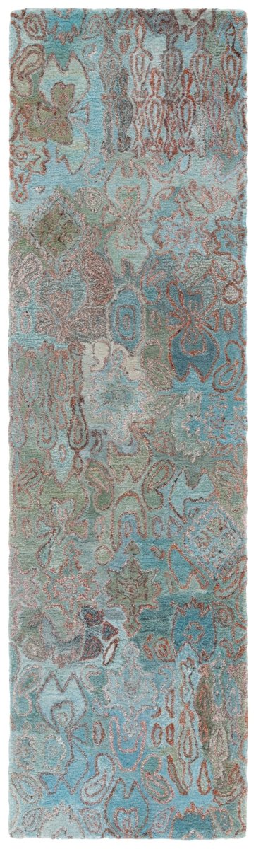 Safavieh Anatolia An403J Teal/Green Rug.