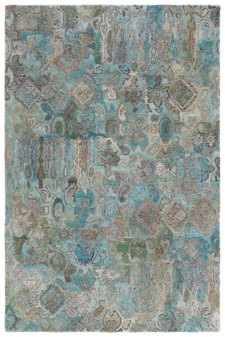 Safavieh Anatolia An403J Teal/Green Rug.