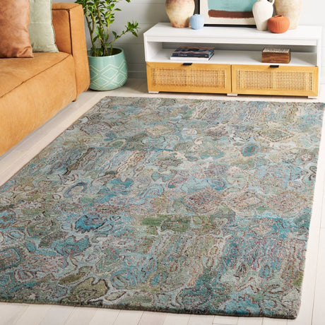 Safavieh Anatolia An403J Teal/Green Rug.