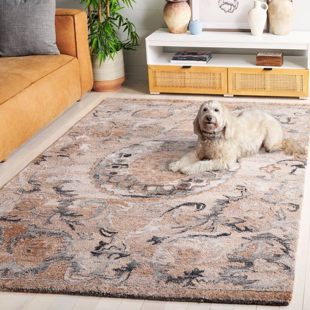 Safavieh Anatolia An404T Light Brown/Grey Rug.